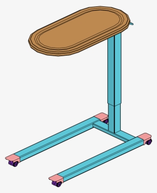 Oval Rtf Top With U Base 15 X 30,without Drawer