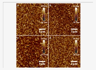 Afm Images Of A Bare Fto, B C Tbot, C C Ttip