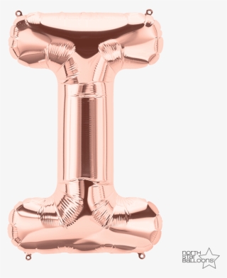 Northstar 34" Foil Rose Gold Letter I