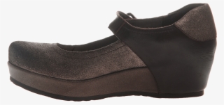 Aura In Dark Brown Closed Toe Wedges