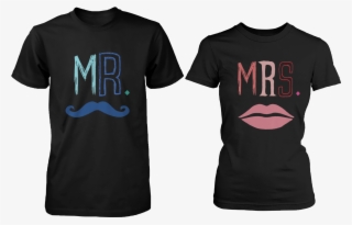 Blue Mustache & Mrs