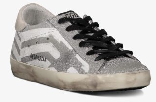 Women's Superstar Sneaker Glitter Flag In White