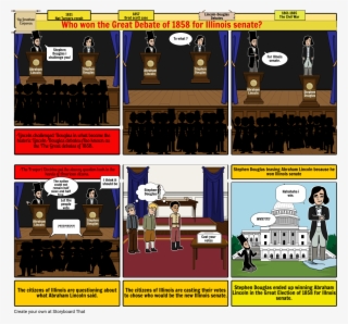 Lincoln Douglas Debate - 1164x1086 PNG Download - PNGkit