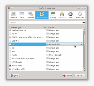 The Ff Will Ask The Default Application And Later The