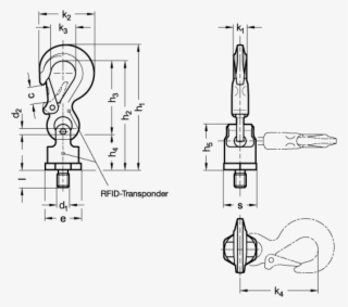 Images/300/gn5862 Load Hooks Drawing H