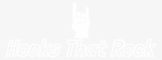 Hooks That Rock Logo White