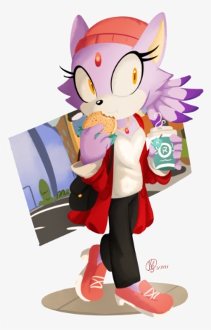 A Drew A Street Cat - Chibi Blaze The Cat