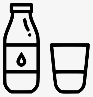 Milk Bottle Glass Comments - Breakfast Milk Icon