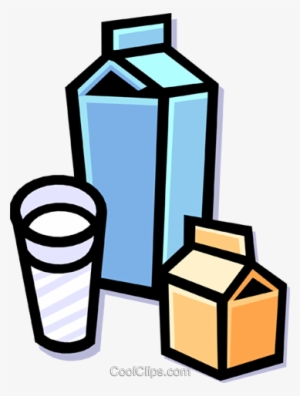 Dairy Products, Milk, Cream Royalty Free Vector Clip - Semaine Du Gout Maternelle Petit Dejeuner