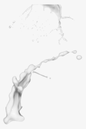 Splatter Vector Milk - Milk Splash Transparent Png