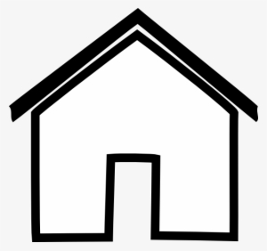 School Building Clipart Black And White - House Outline Clip Art