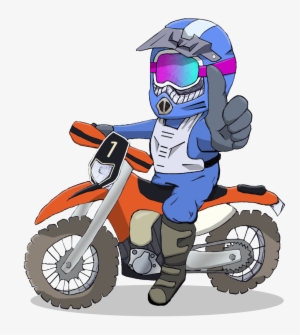 Image 1706997 - Cartoon Dirt Bike Rider