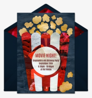 Movie Night Online Invitation - Film