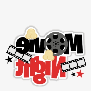 Large Movie Night Title6 Png U0026middot Kids Movie - Business