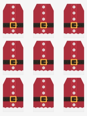 Free Printable Santa Suit Holiday Gift Tags A Gift - Free Printable Christmas Tags Templates