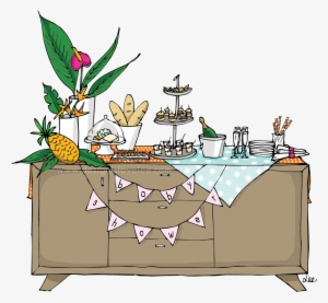 Foodie Baby Shower Invite - Cartoon