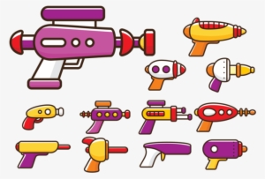 Laser Gun Cartoon - Pistola Laser Dibujo