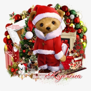 A Bear's Christmas Tag - Christmas Ornament