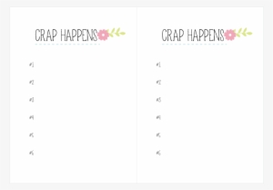 “crap Happens” Download Here - Crap Happens Baby Shower Game