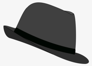 Fedora Clipart Png - Black Fedora Clip Art - 533x389 PNG Download - PNGkit