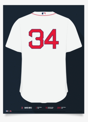 Red Sox David Ortiz Jersey Print - Number