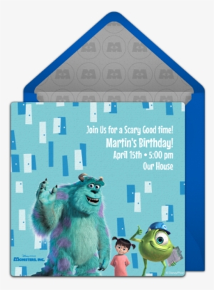 Online Invitation - Monsters, Inc.