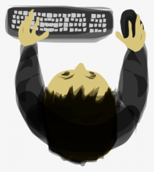 Track A Student's Typing Skills With This Typing Checklist - Man Top View Png