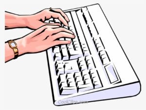 Keyboard Clipart Typing - Data Entry Clipart