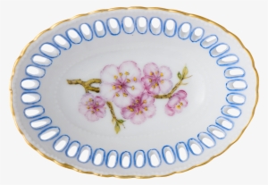 Cherry Blossom Pierced Dish - Led Lamp