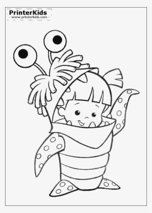 Monsters Inc Boo Coloring Pages