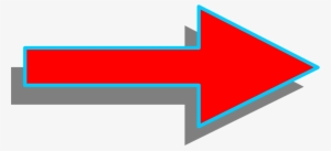 Right Clipart Red Arrow - Arrow With Shadow Png