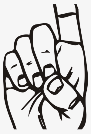 Finger Pointing Up Vector