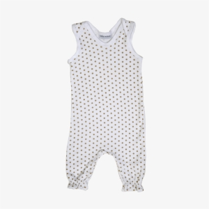 Sleeveless Gold Dot Or Plain Grey - Polka Dot