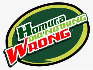 Omura Aong Green Yellow Logo Font - Madoka Magica Homura Did Nothing Wrong Meme