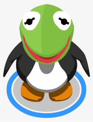 Kermit The Frog Head In-game - Kermit Club Penguin