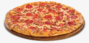 Meat Eater Transparent Library - Pepperoni And Beef Pizza