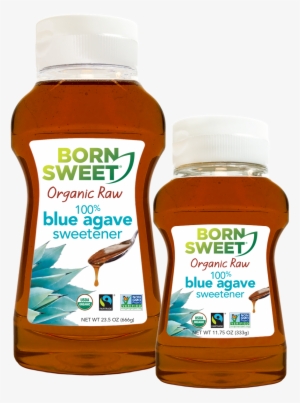 Born Sweet® Organic Raw 100% Blue Agave Sweetener - Plastic Bottle