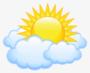 Sun With Clouds Transparent Png Picture - Sun With Clouds Png