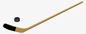 Hockey Stick And Puck