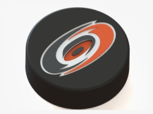 Carolina Hurricanes Logo On Hockey Puck 3d Print - North Carolina