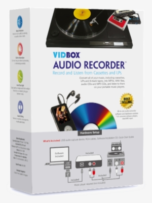 Vidbox Converts Camcorder, Vhs, Audio Tapes & Lp