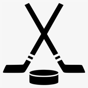 Hockey Puck Sticks - Ice Hockey Stick Svg