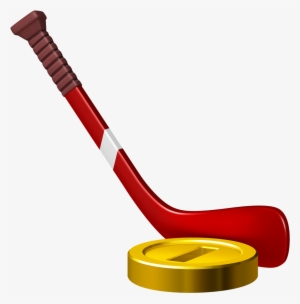Hockey Stick And Puck Png - Mario Sports Mix Hockey
