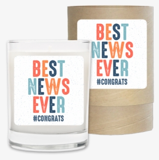 Congrats Best News Ever Candle