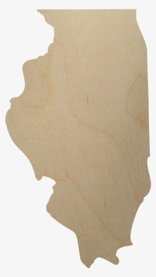Illinois State Wood Shape