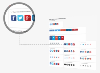 Display Your Social Buttons With Clean Designed Icons