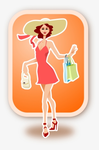 This Free Icons Png Design Of Shopping Woman