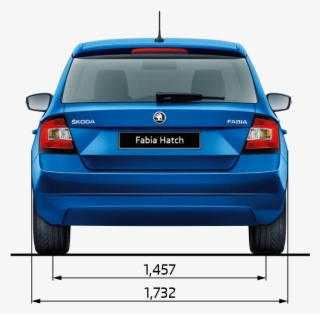 Fabia Dimensions Rear Elevation