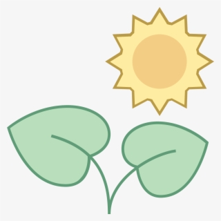 The Icon Is A Representation Of Two Plant Leaves Attached