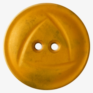 Button With Rounded Triangle Design, Orange